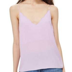 Topshop Scallop Camisole NWT